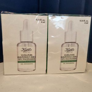 Kiehl's Ultra Pure High-Potency Serum 5% Niacinamide Oil-Minimizing 0.14 oz x6